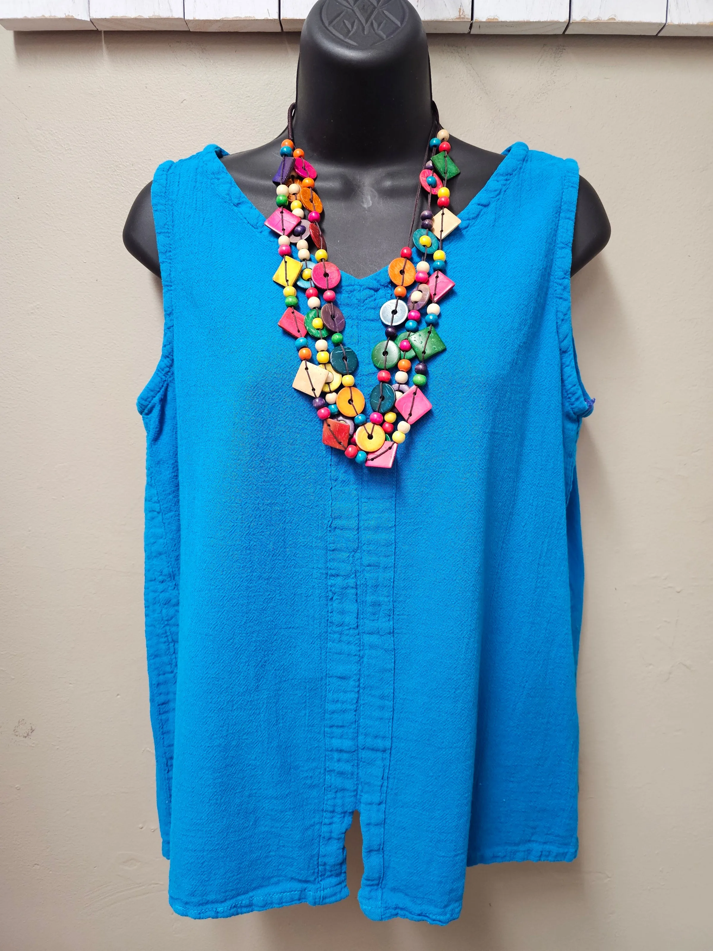 4 Color Ways - Hey "Henri" Cool Cotton Tank Top