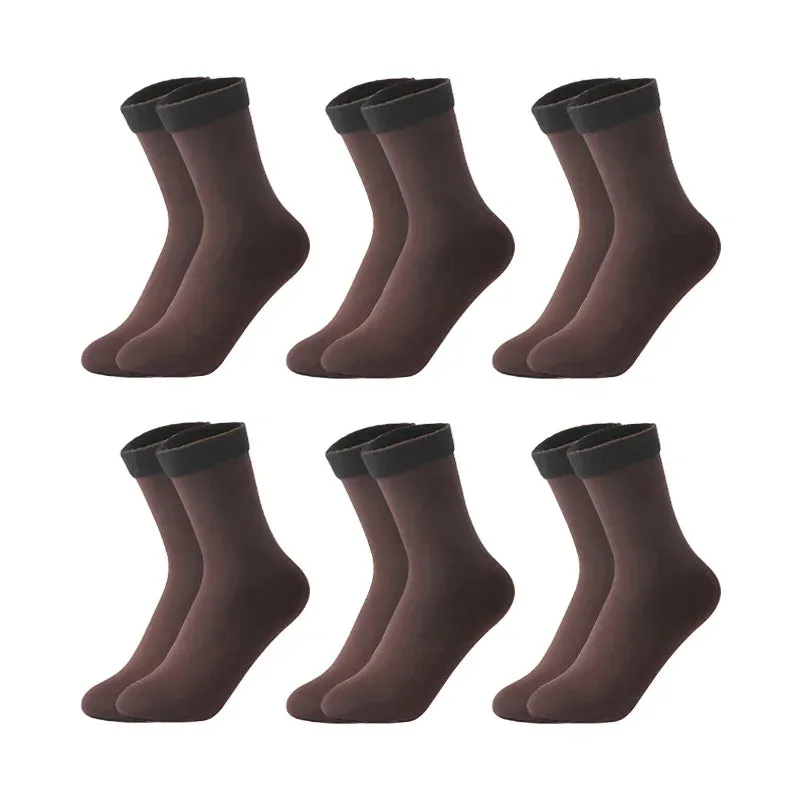 6 Pairs/Lot Thermal Socks
