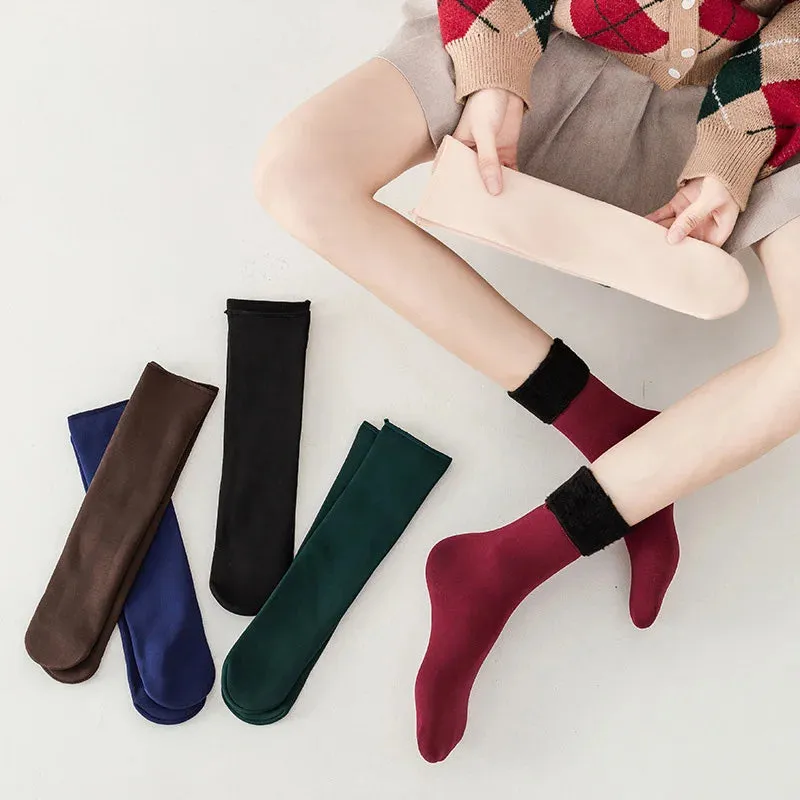 6 Pairs/Lot Thermal Socks