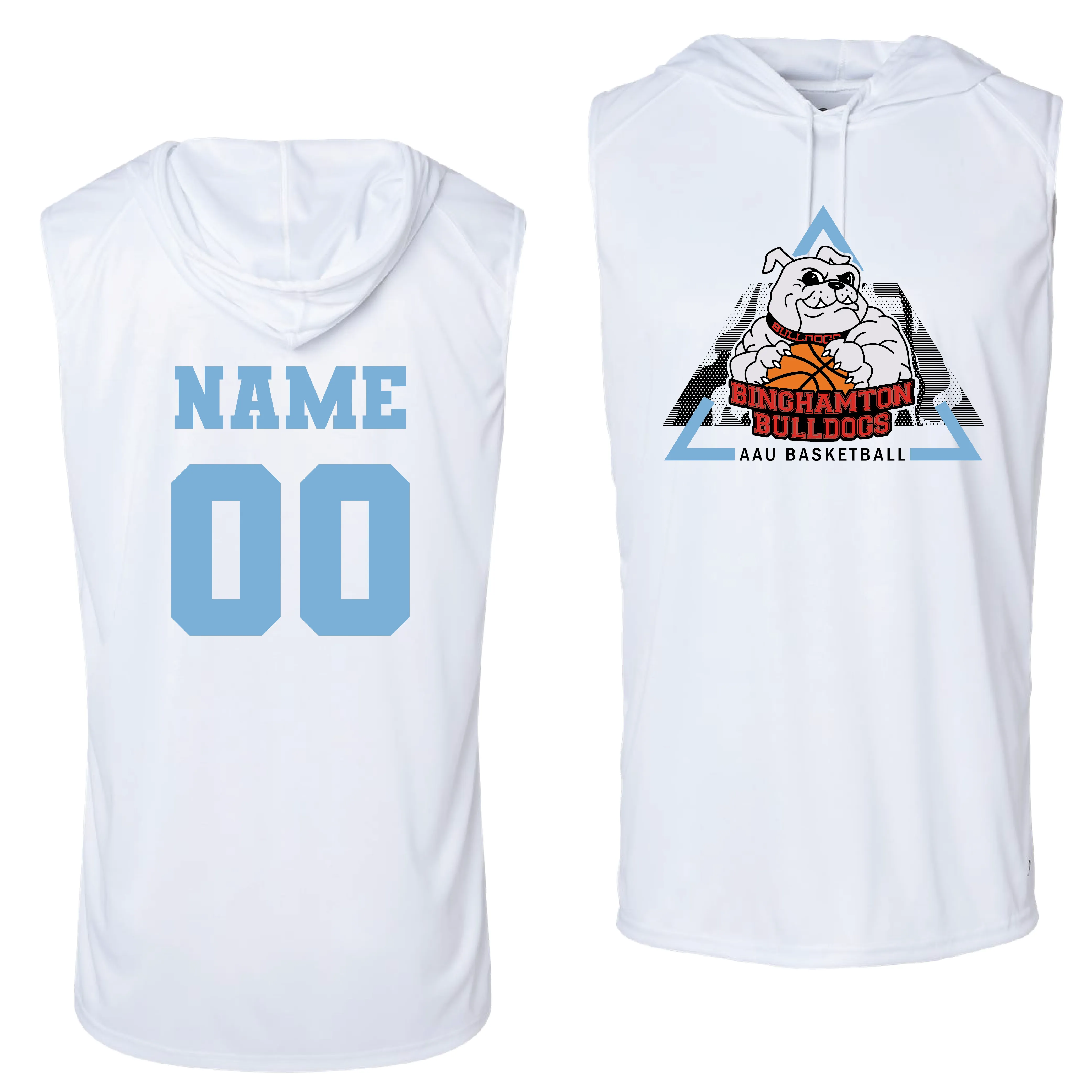 AAU Basketball : Sleeveless Hooded Tee