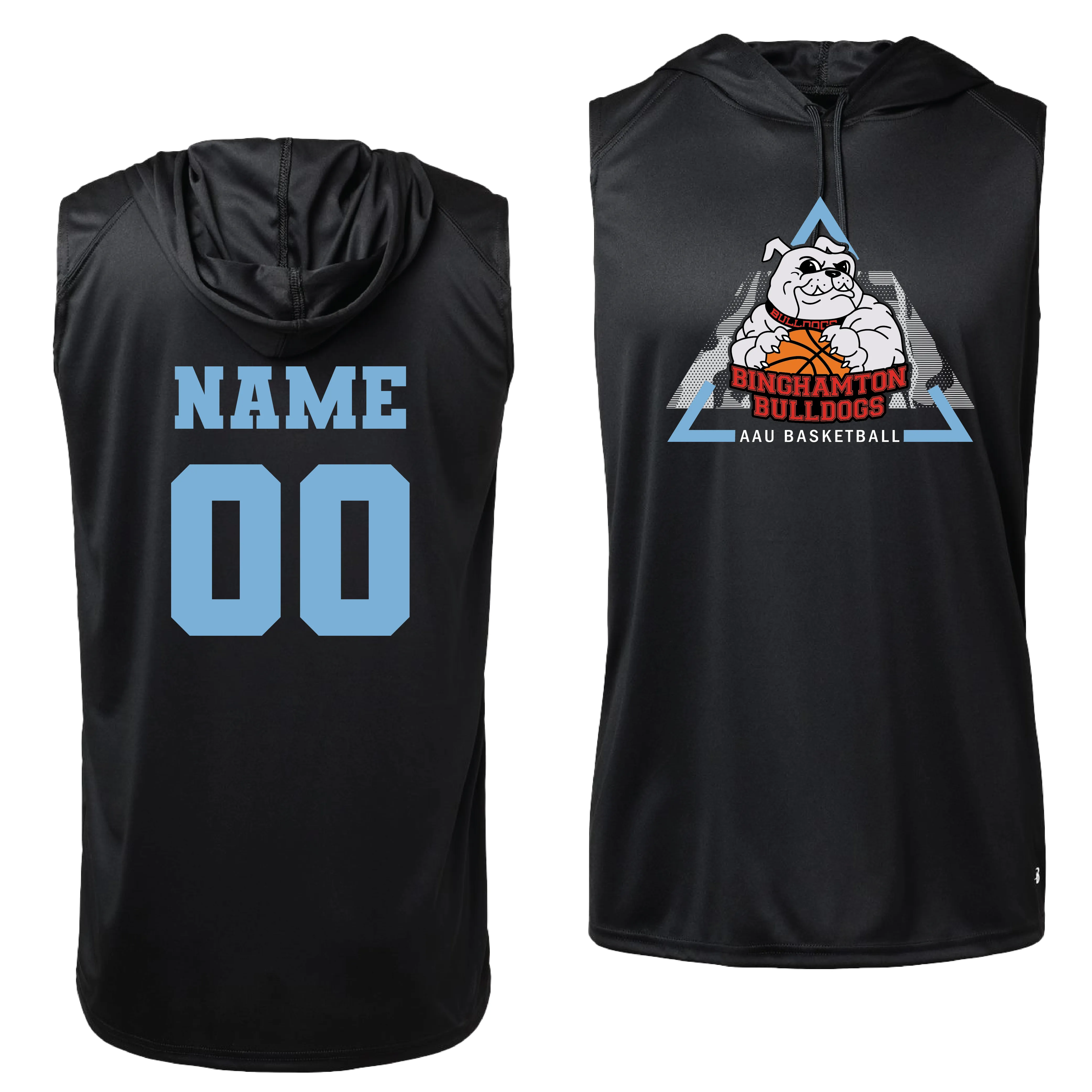 AAU Basketball : Sleeveless Hooded Tee