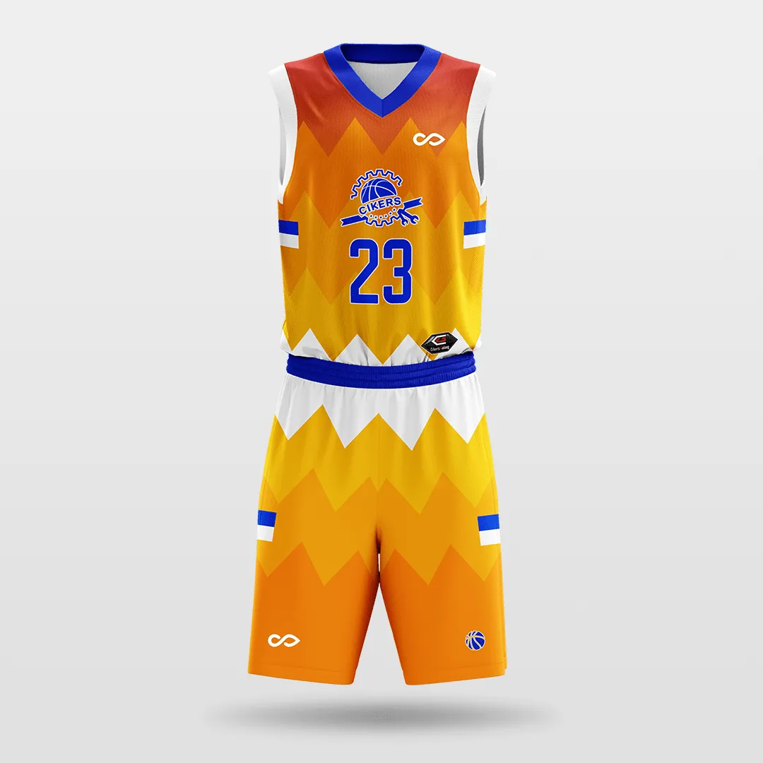Alert- Customized Sublimated Basketball Set