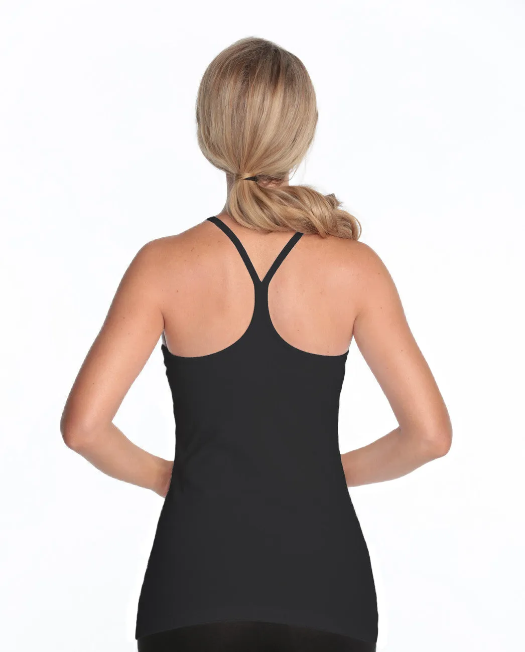 Alessandra B Yoga Underwire Cotton Y Strap Camisole With Smooth Seamless Cups -M6068