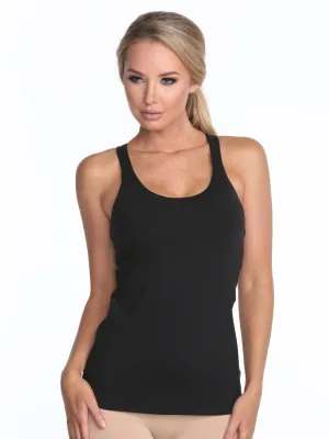 Alessandra B Yoga Underwire V Strap Cotton Camisole With Smooth Seamless Cups - M6089