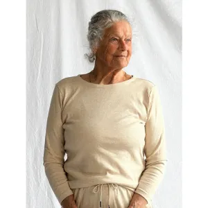Ana   Zac Sailor Tee Oatmeal Micro Stripe