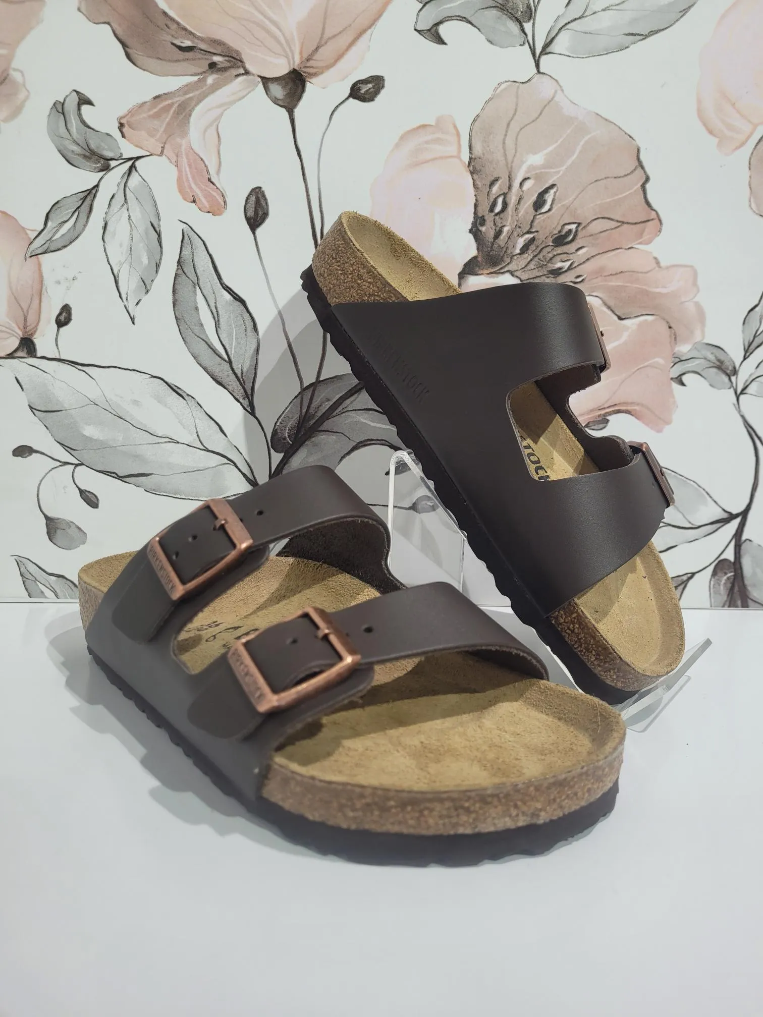 Arizona Dark Brown Leather By Birkenstock