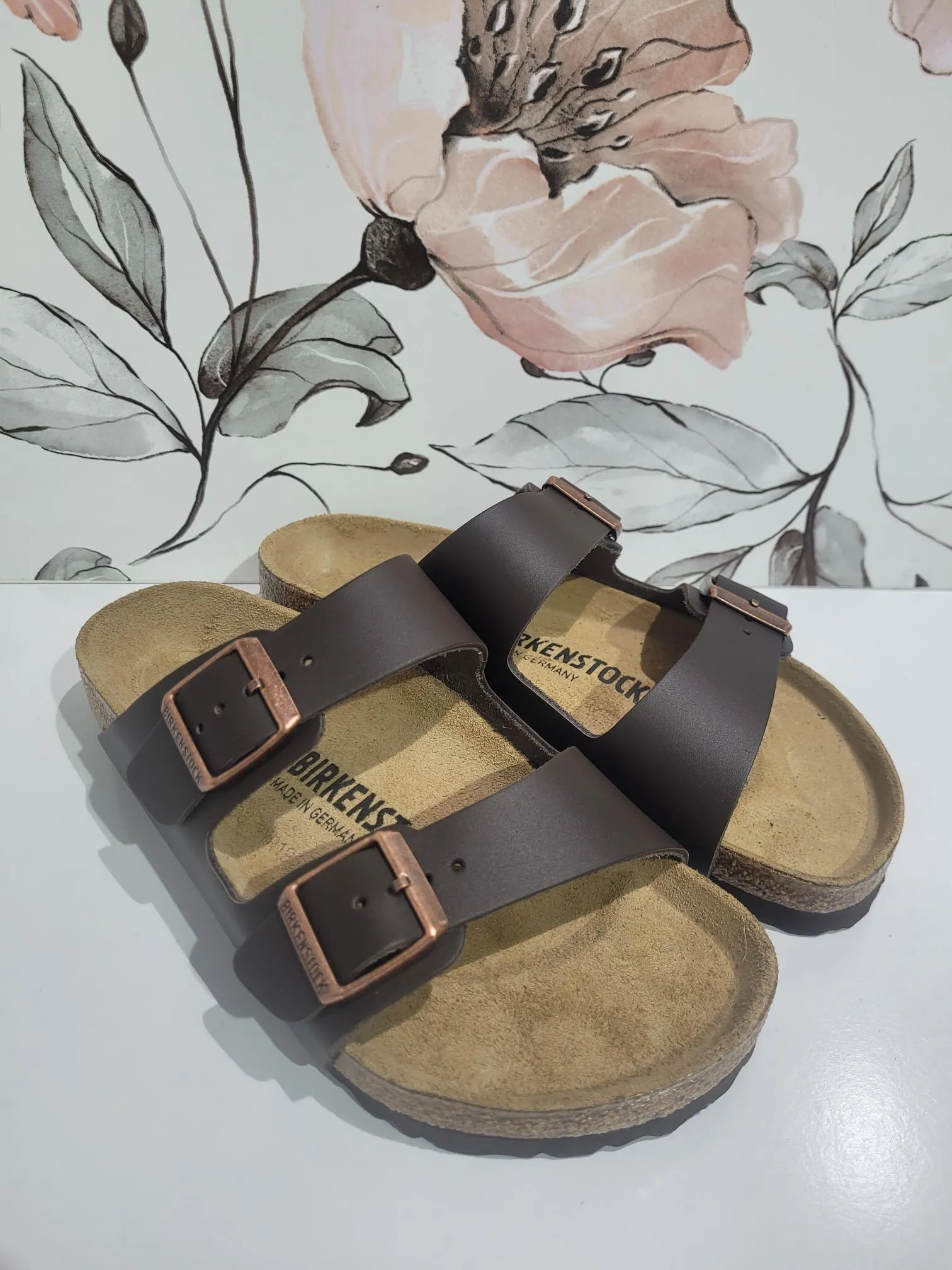 Arizona Dark Brown Leather By Birkenstock