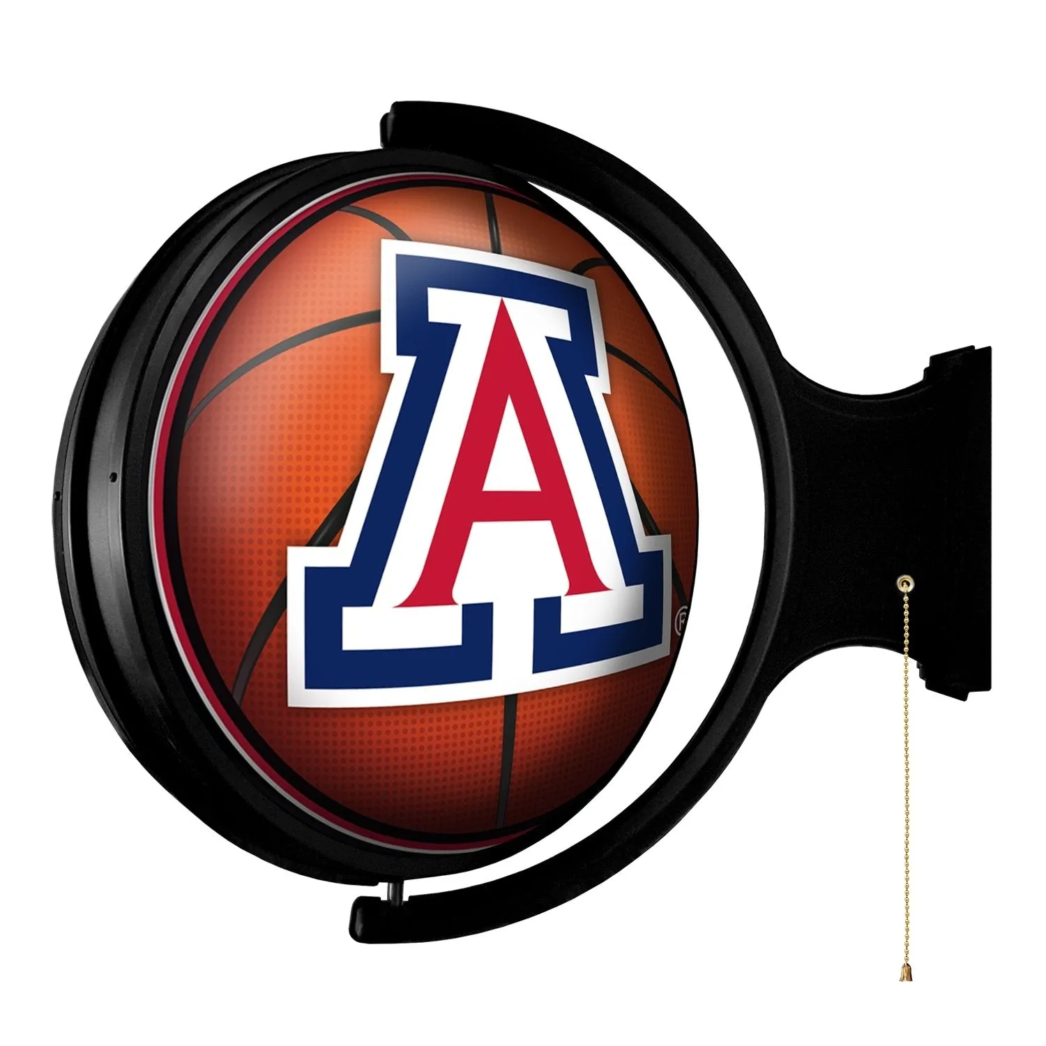 Arizona Wildcats: Basketball - Original Round Rotating Lighted Wall Sign