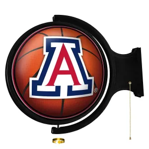 Arizona Wildcats: Basketball - Original Round Rotating Lighted Wall Sign