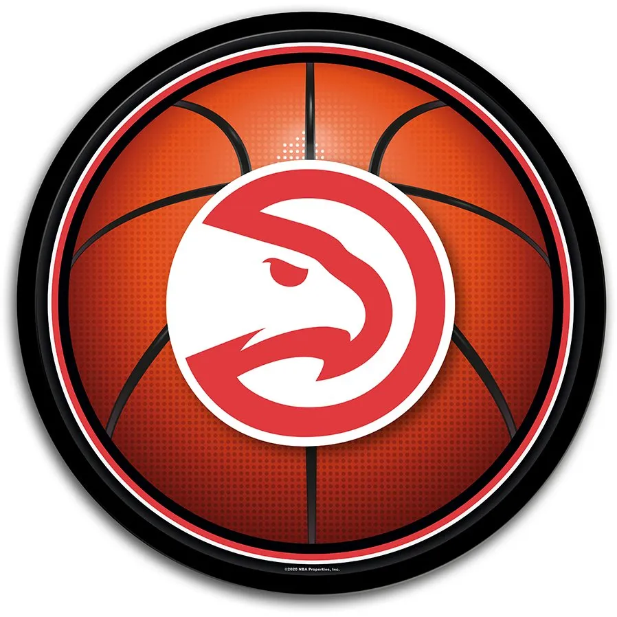Atlanta Hawks: Basketball - Modern Disc Wall Sign