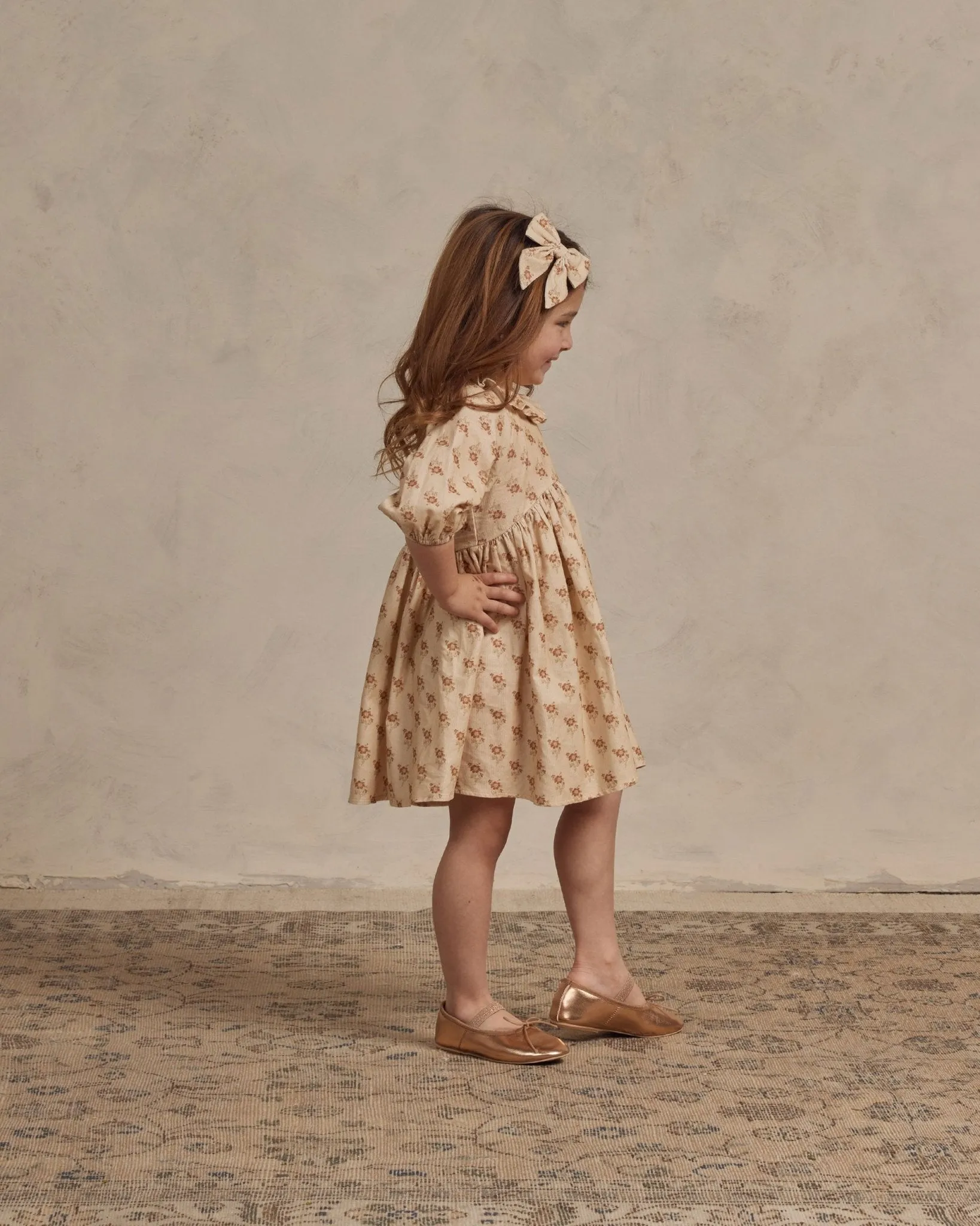 Ballet Flats || Mocha Metallic