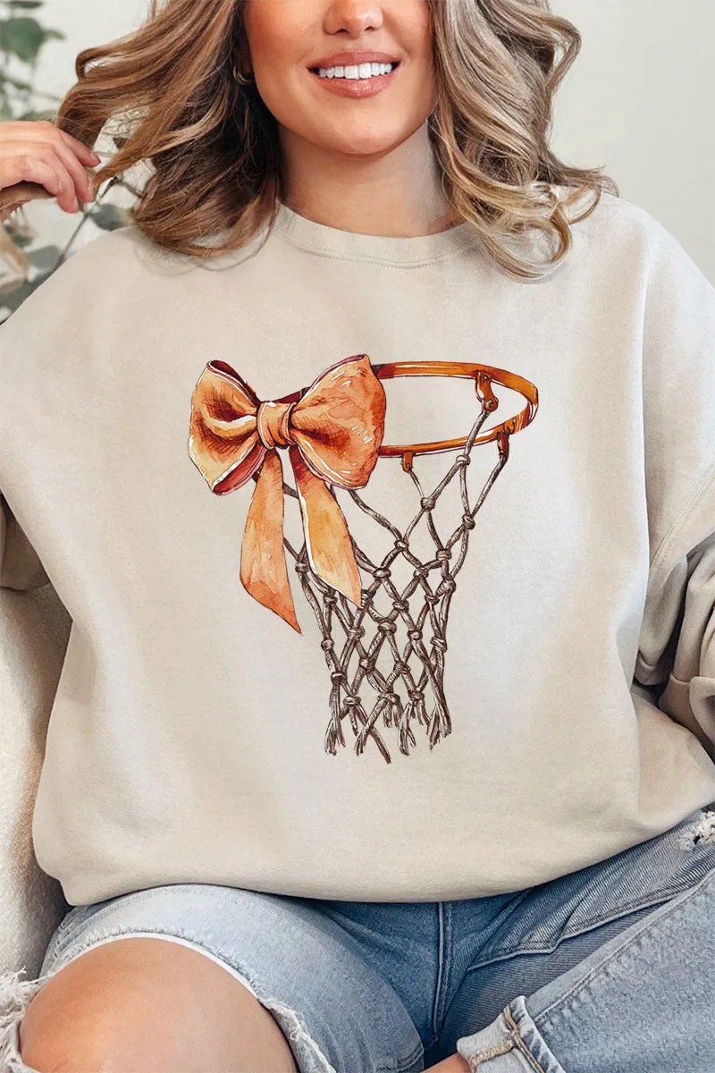 Basketball Girly Coquette Unisex NuBlend Crew Sweatshirt