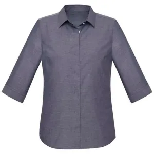 Biz Corporates Womens Charlie 3/4 Shirt (RS968LT)