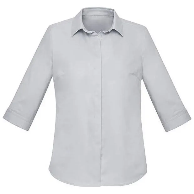 Biz Corporates Womens Charlie 3/4 Shirt (RS968LT)
