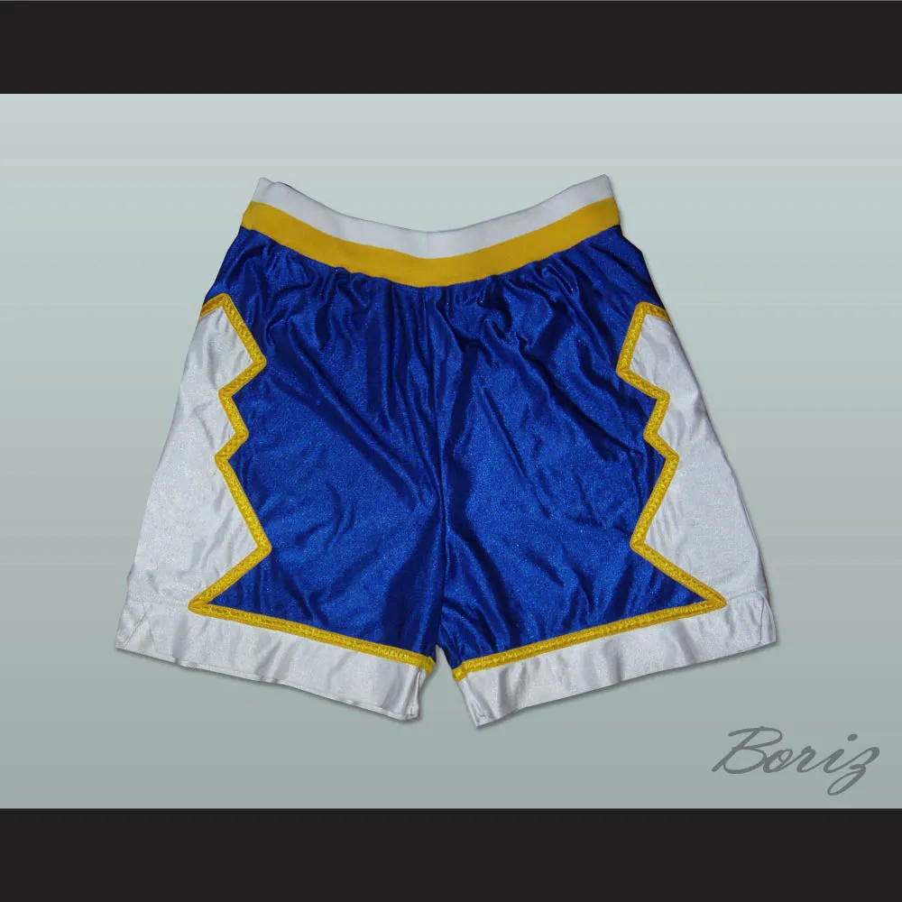 Blue White and Yellow Basketball Shorts