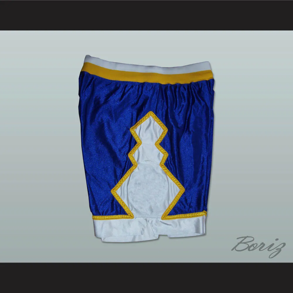 Blue White and Yellow Basketball Shorts