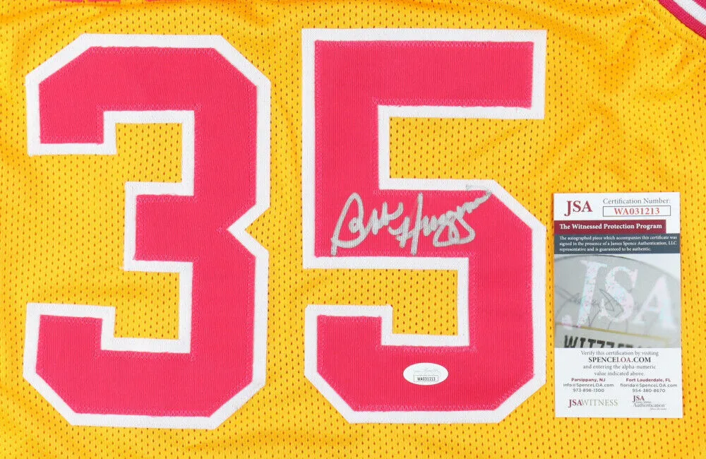 Bob Huggins Signed West Virginia Mountaineers Jersey (JSA) NCAA Basketball Coach
