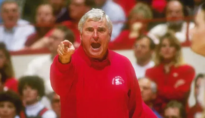 Bob Knight Signed Indiana "The General" Stat Jersey (Steiner) Hoosier Head Coach