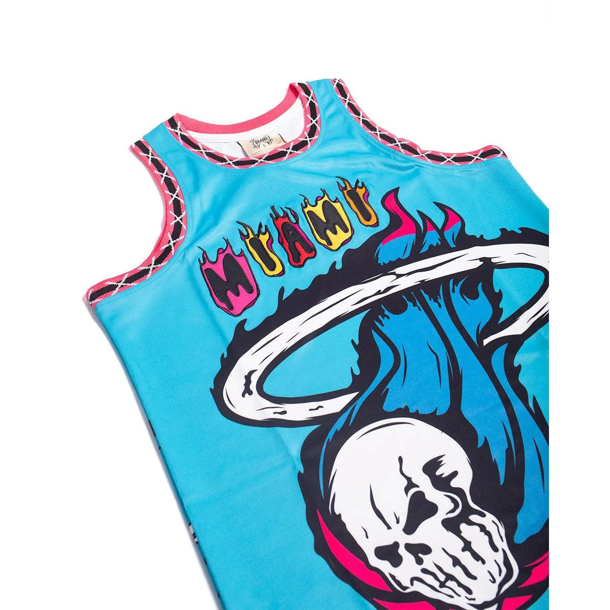 BRAND X REAPERS OF SOUTH BEACH BASKETBALL JERSEY (LIGHT BLUE)