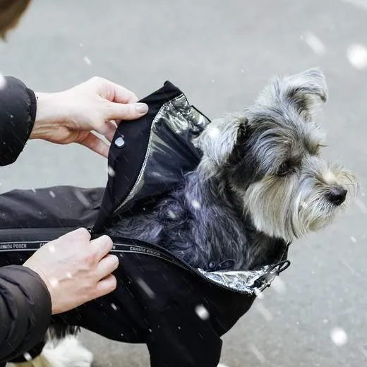 Canada Pooch Snow Suit Black Dog Coat