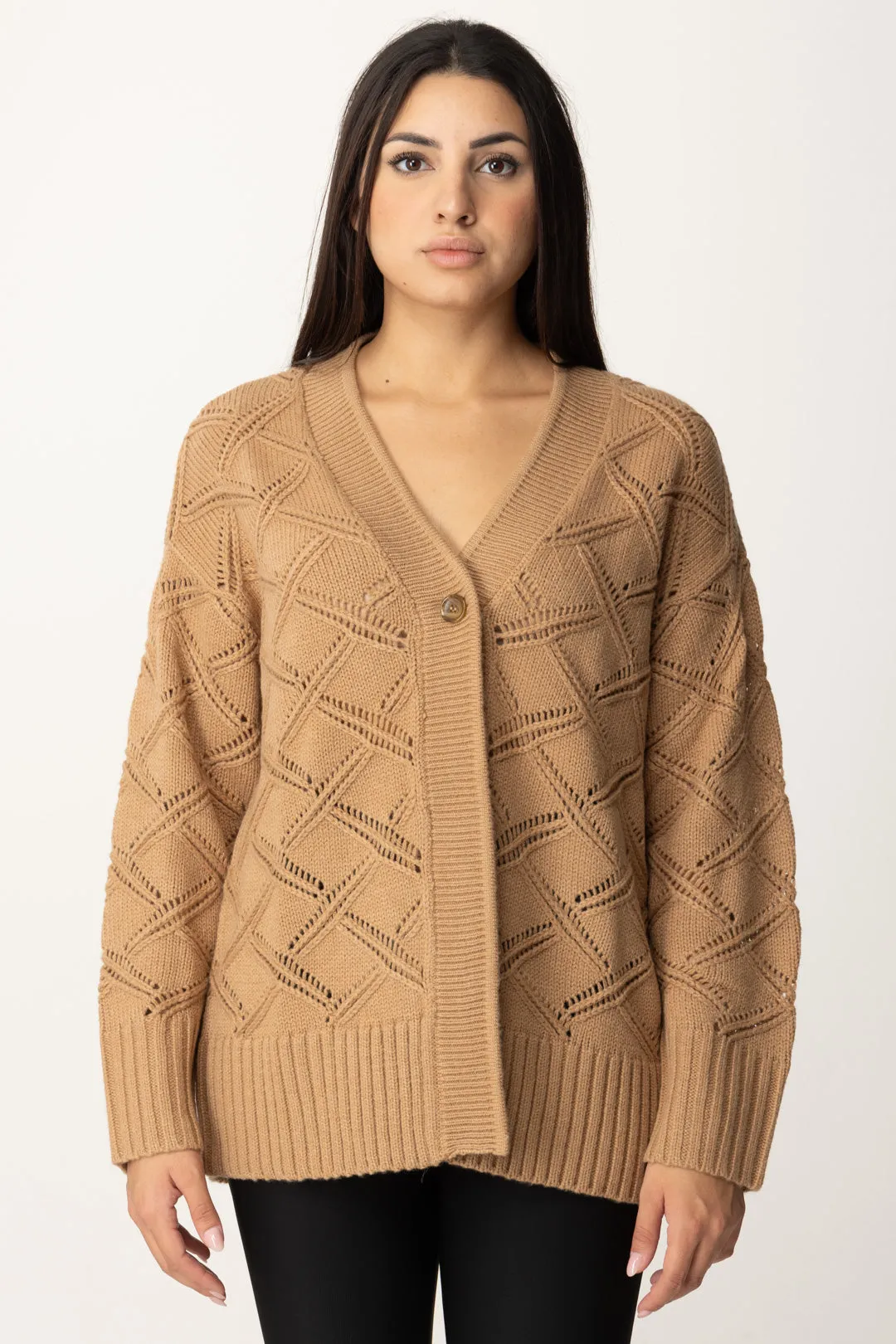 Cardigan Lungo a Losanghe