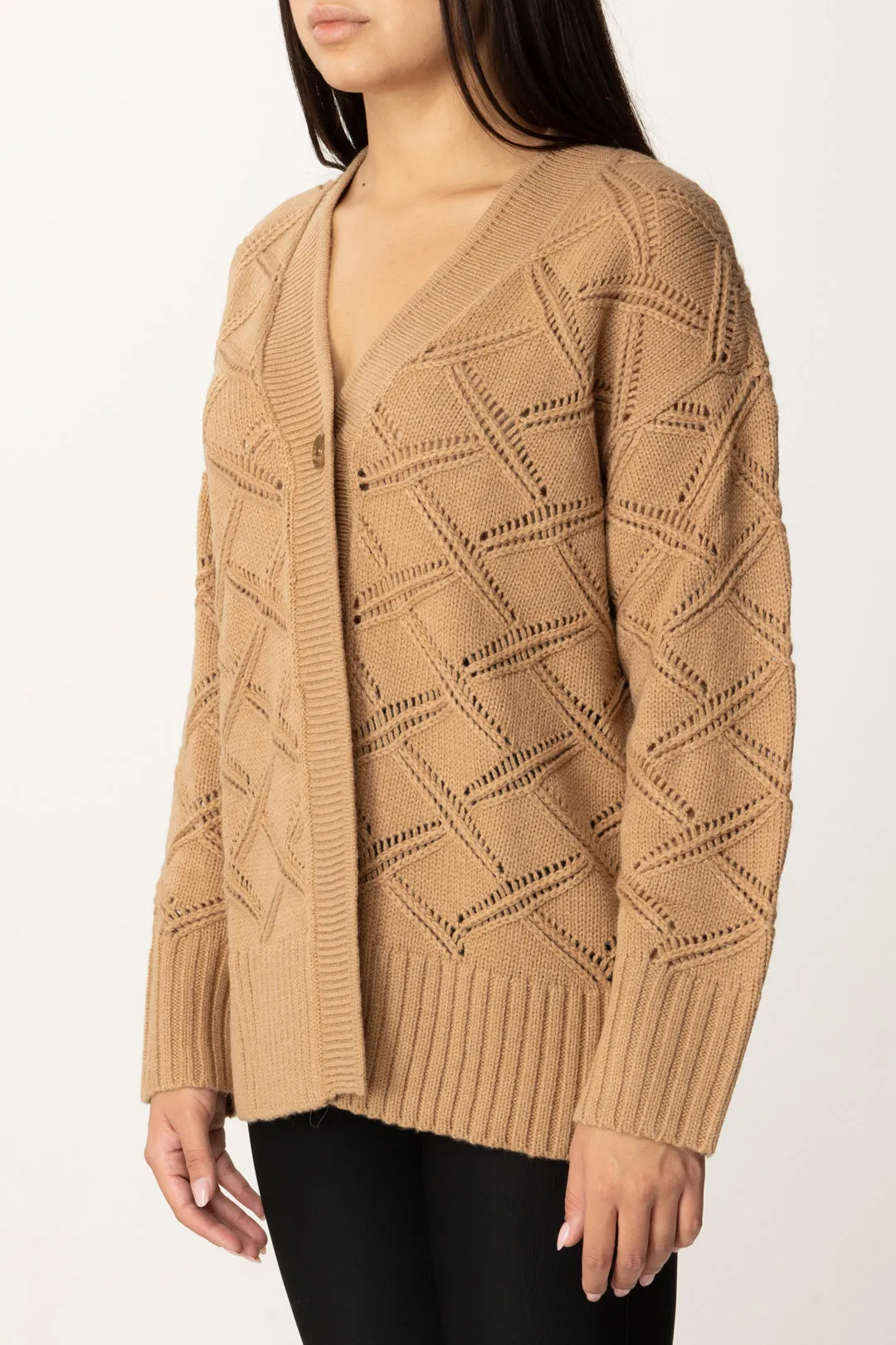 Cardigan Lungo a Losanghe
