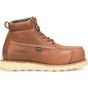 Carolina Men's Staple Gun 6" Steel Toe Waterproof Work Boot -Tan- CA7070