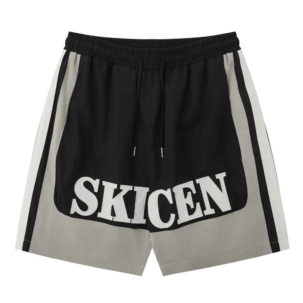 Casual Spliced Basketball Shorts