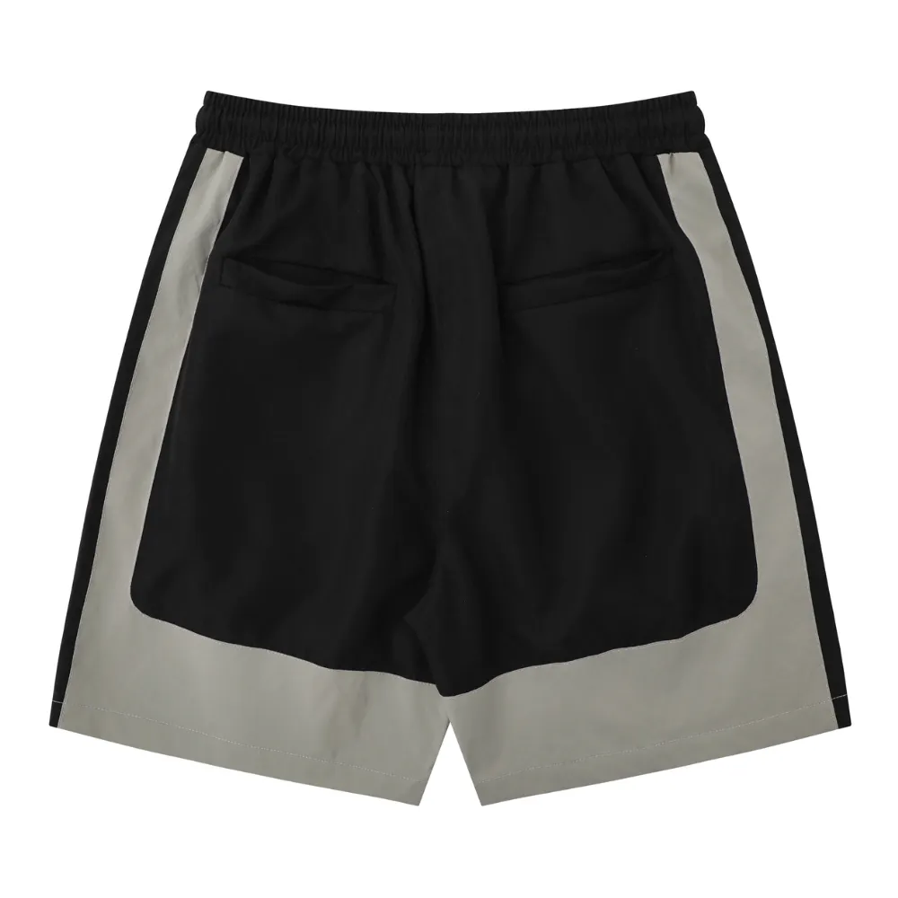 Casual Spliced Basketball Shorts