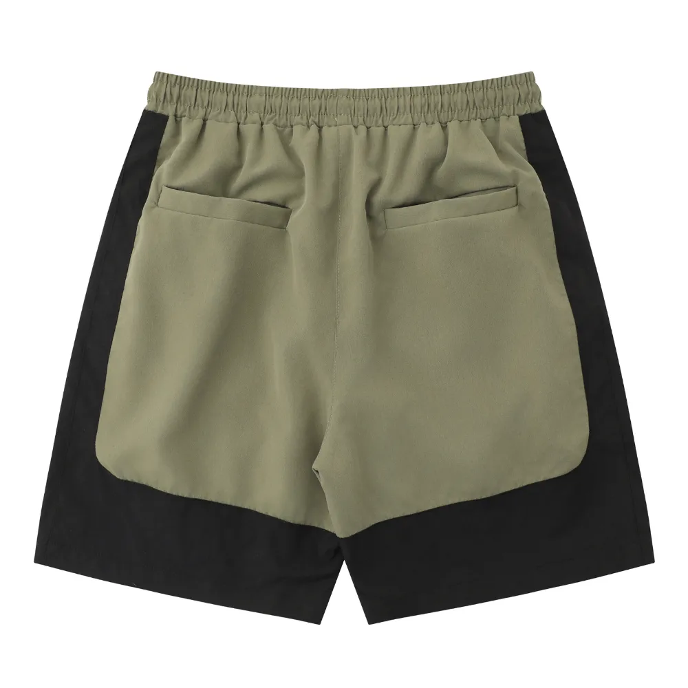 Casual Spliced Basketball Shorts