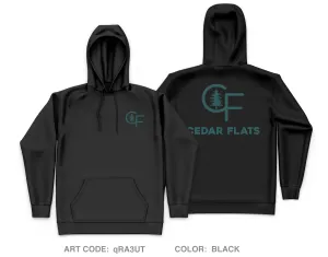 Cedar Flats LLC. Core Men's Hooded Performance Sweatshirt - qRA3UT