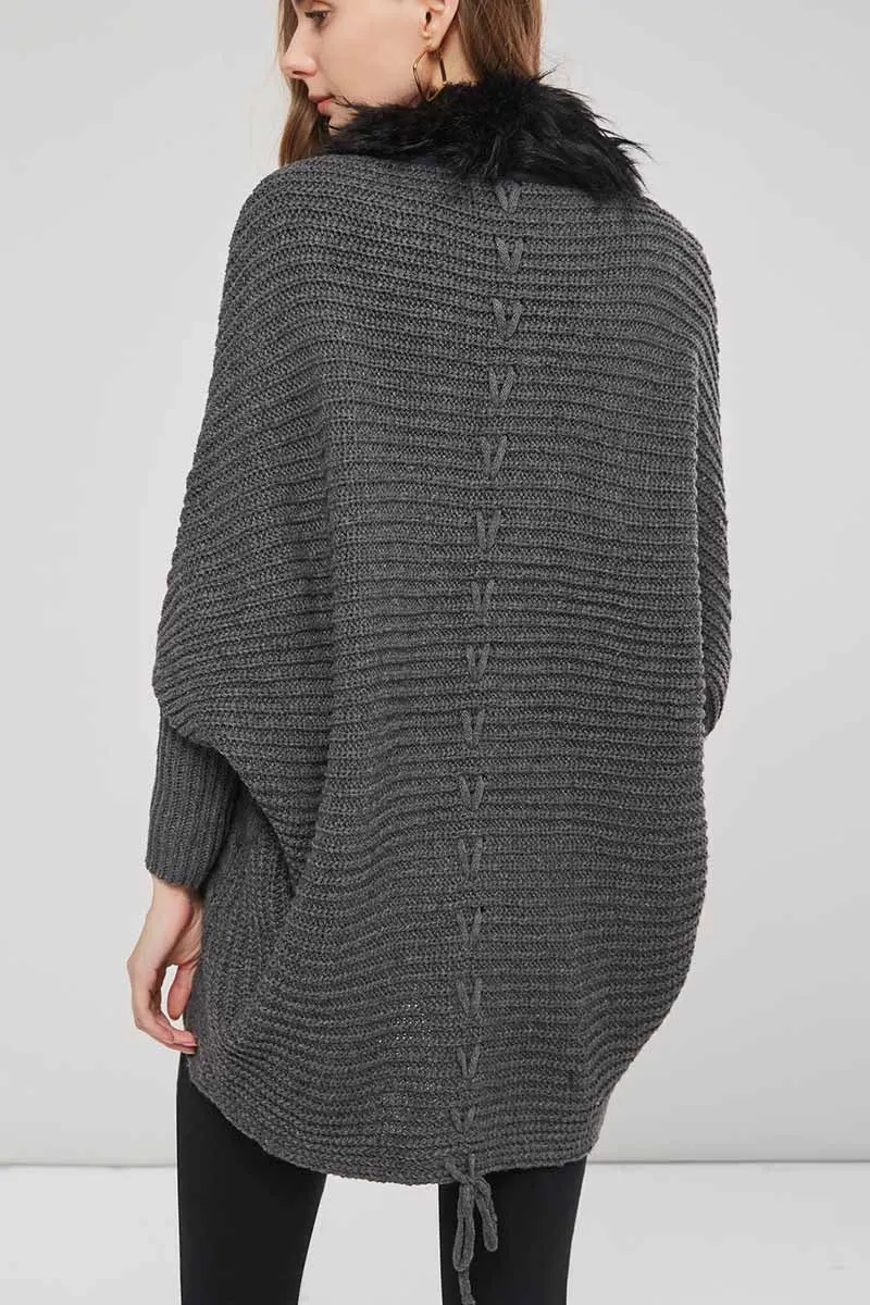 Chicindress Classic Solid Color Baggy Coat