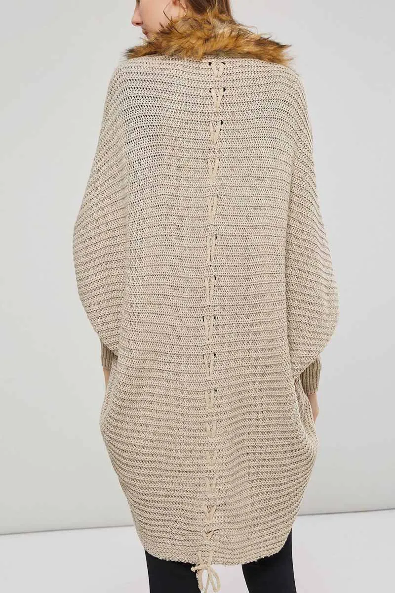 Chicindress Classic Solid Color Baggy Coat
