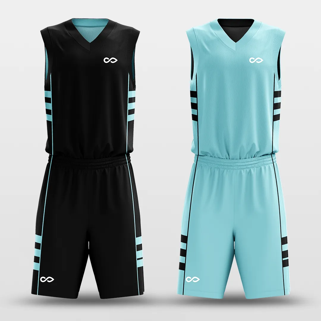 CLASSIC26 - Customized Reversible Sublimated Basketball Set