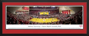 College-Indiana Hoosiers Basketball Panoramic  Framed - Simon Skjodt Assembly Hall