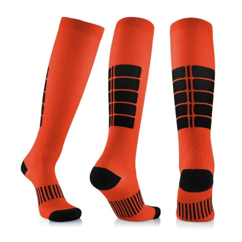 ContiNent 33 Compression Stockings Blood Circulation Promotion Slimming Compression Socks Anti-Fatigue Comfortable Solid Color Socks