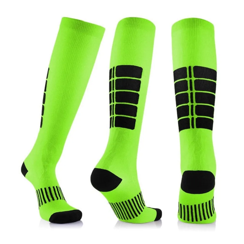ContiNent 33 Compression Stockings Blood Circulation Promotion Slimming Compression Socks Anti-Fatigue Comfortable Solid Color Socks
