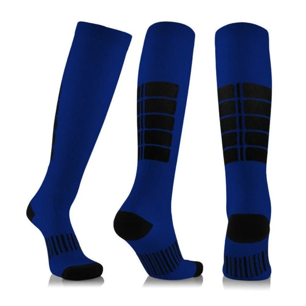 ContiNent 33 Compression Stockings Blood Circulation Promotion Slimming Compression Socks Anti-Fatigue Comfortable Solid Color Socks
