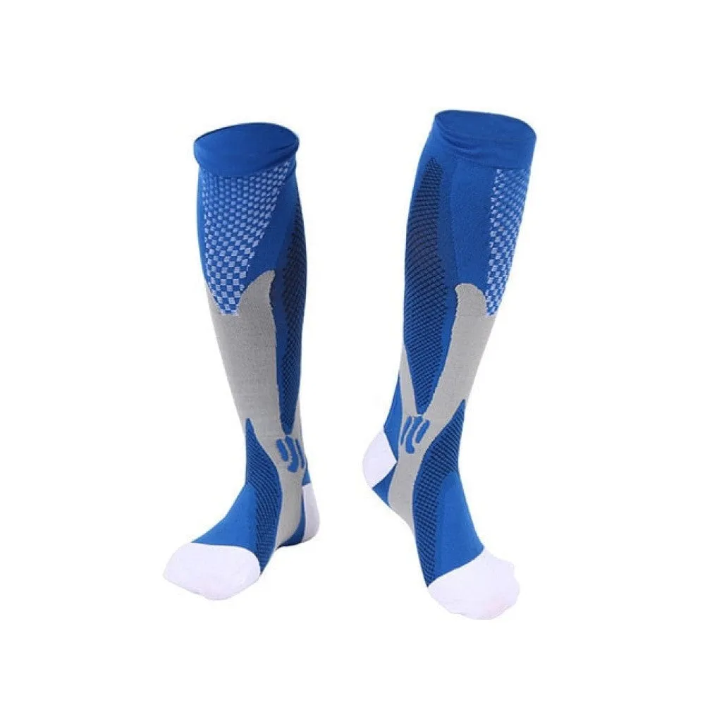 ContiNent 33 Compression Stockings Blood Circulation Promotion Slimming Compression Socks Anti-Fatigue Comfortable Solid Color Socks