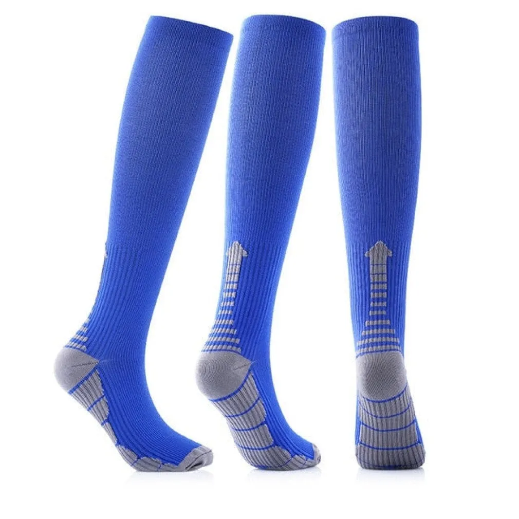 ContiNent 33 Compression Stockings Blood Circulation Promotion Slimming Compression Socks Anti-Fatigue Comfortable Solid Color Socks