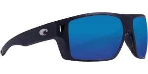Costa Del Mar Diego Matte Black Frame Glass Lens Polarised Sunglasses