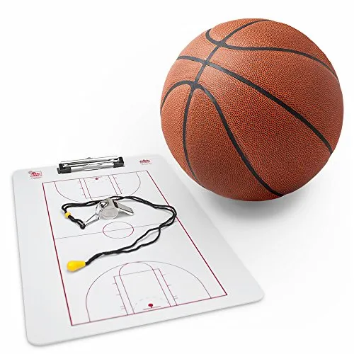 Crown Sporting Goods Dry Erase Basketball Coaching Clipboard
