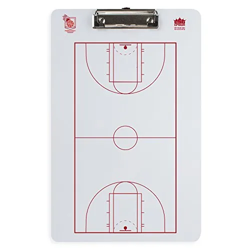 Crown Sporting Goods Dry Erase Basketball Coaching Clipboard