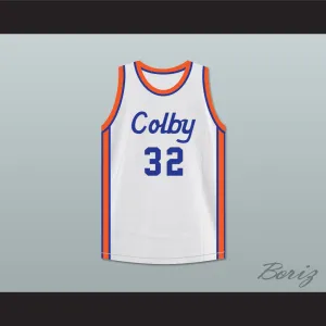 Curtis Gates 32 Colby High School White Basketball Jersey Hoop Dreams