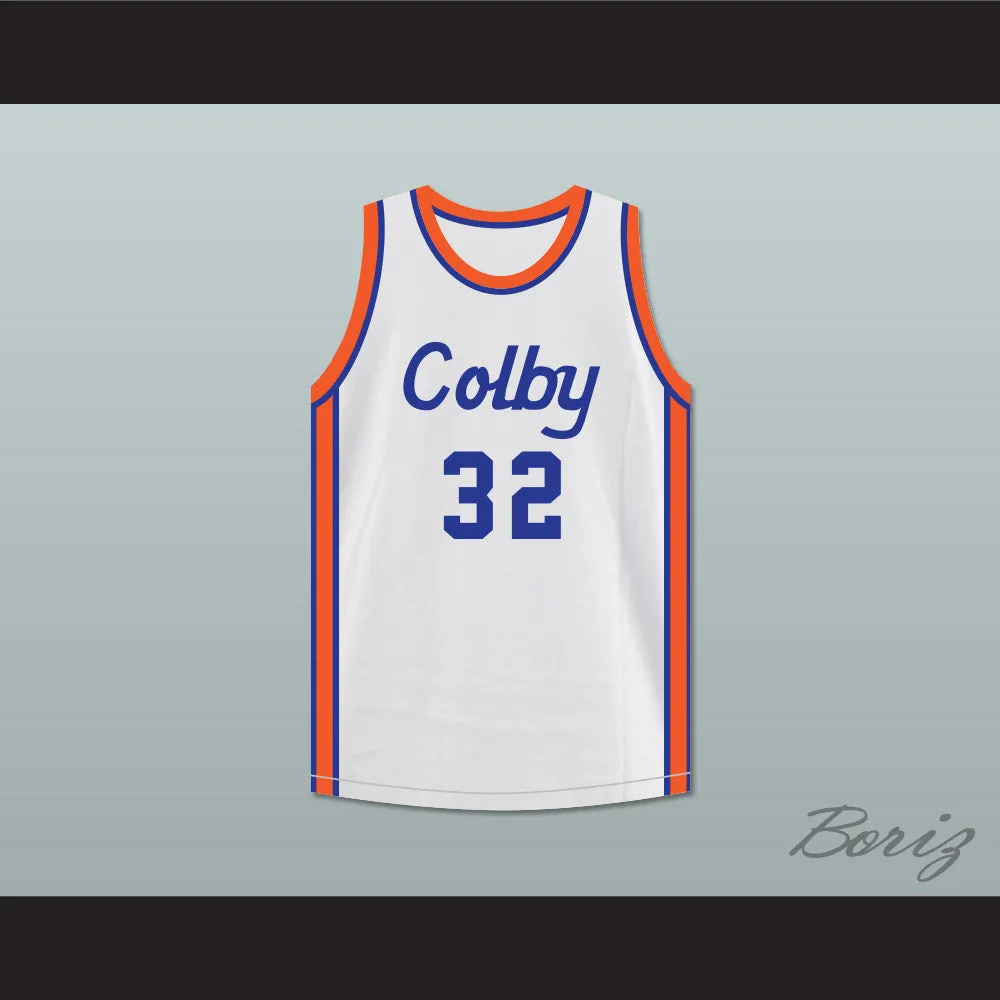 Curtis Gates 32 Colby High School White Basketball Jersey Hoop Dreams