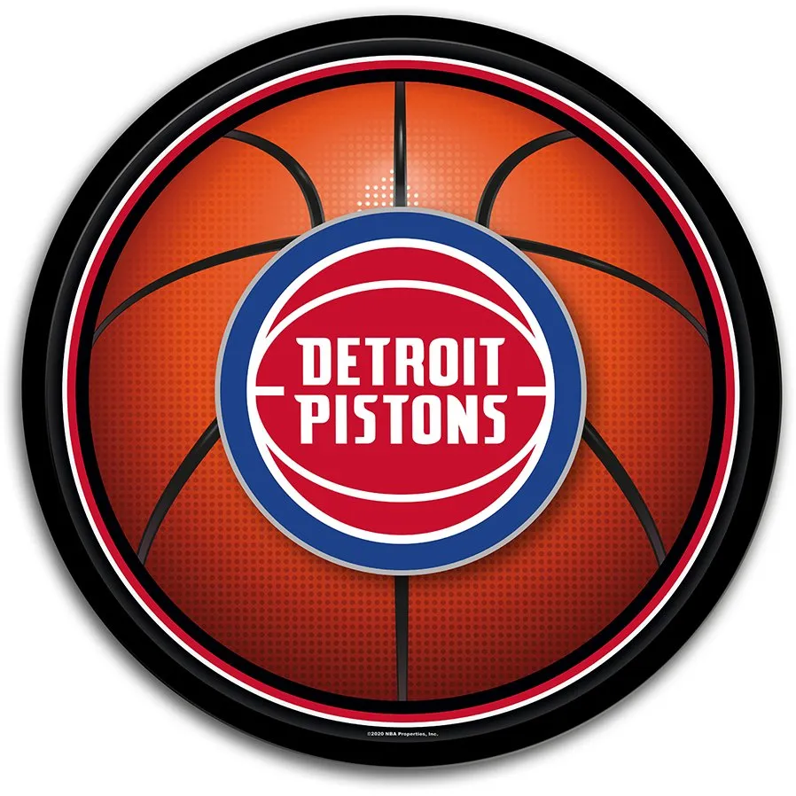 Detroit Pistons: Basketball - Modern Disc Wall Sign