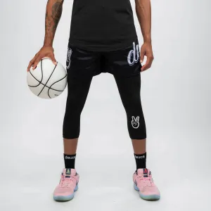 DEUCE 3/4 BASKETBALL TIGHTS | Black
