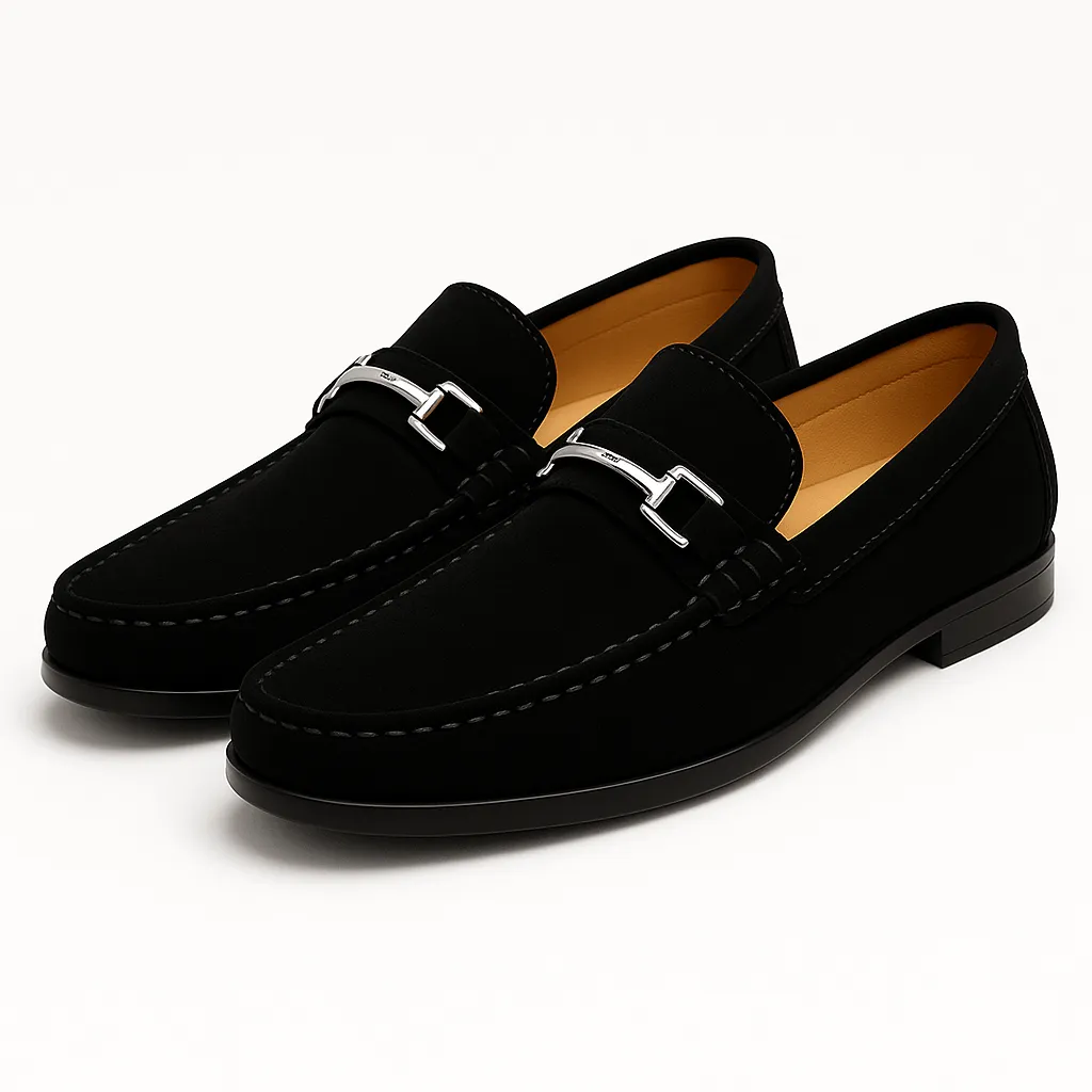 Domoir | Minimal Suede Loafers
