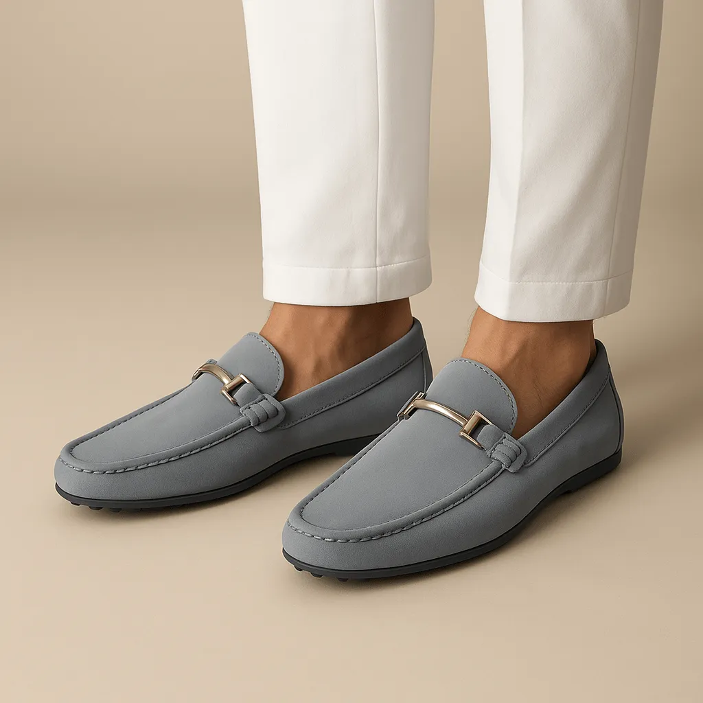 Domoir | Minimal Suede Loafers