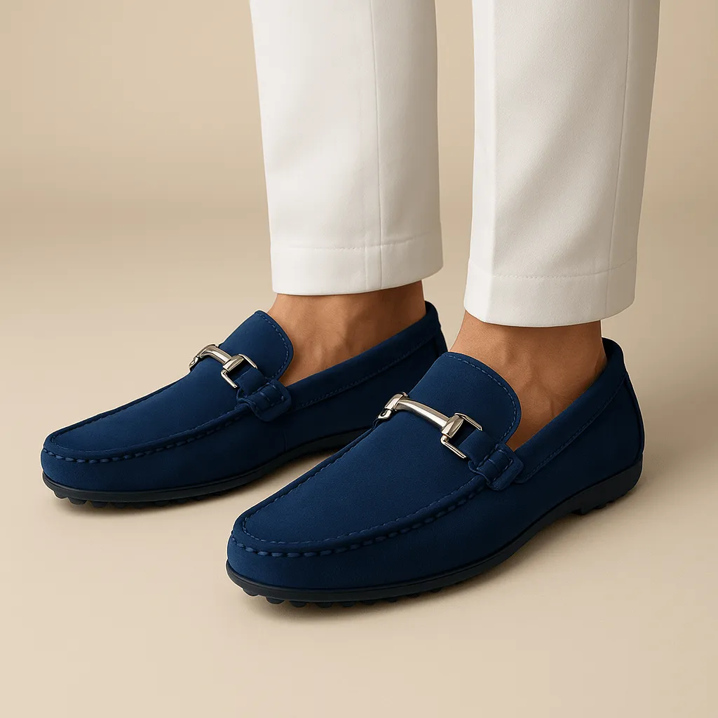 Domoir | Minimal Suede Loafers